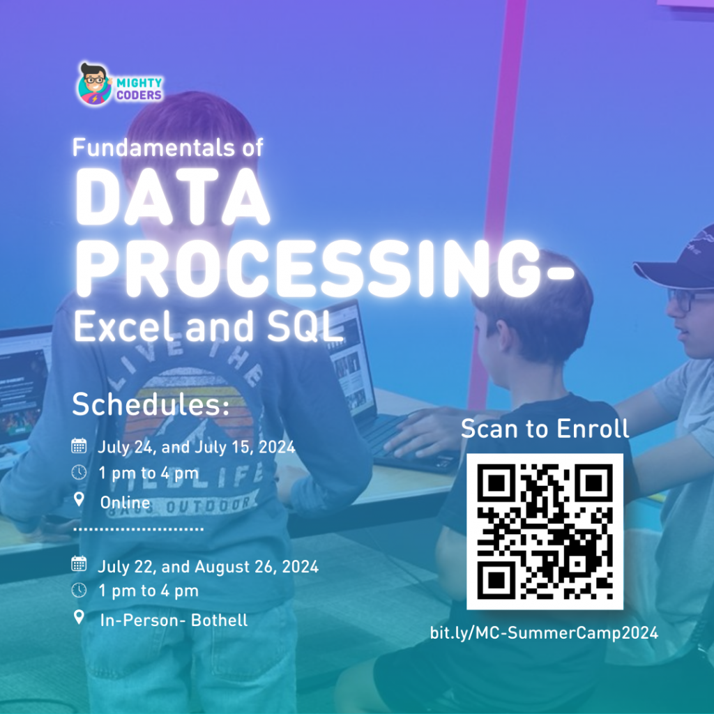 Start your journey on Data Analysis with Excel and learn the fundamentals of SQL